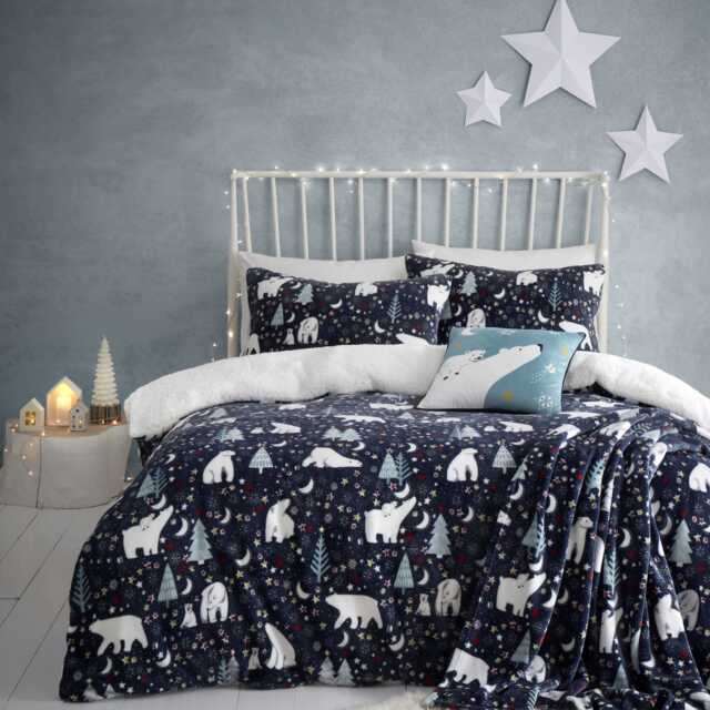 Fusion Starry Night Duvet Cover Set Blue