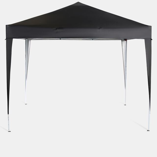 OHS Pop Up Garden Gazebo Outdoor Party Tent Canopy PE Awning Marquee Black