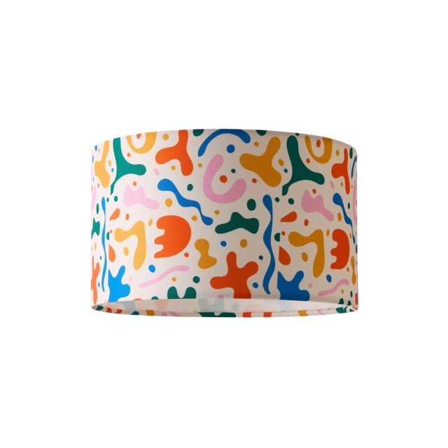 ValueLights Kids Bright Abstract Easy Fit Ceiling Light Shade and Bulb