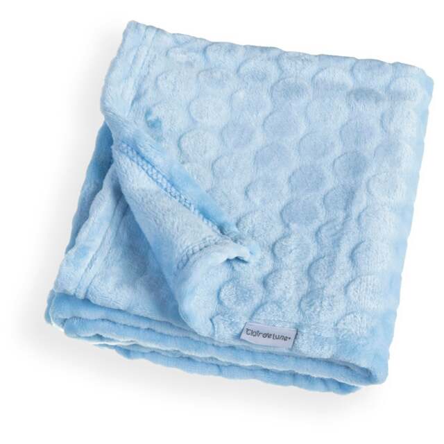 Clair de Lune Marshmallow Pram Blanket - Blue