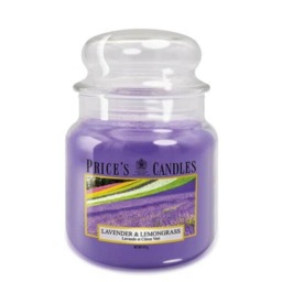 Prices Fragrance Collection Lavender & Lemongrass Medium Jar Candle Purple