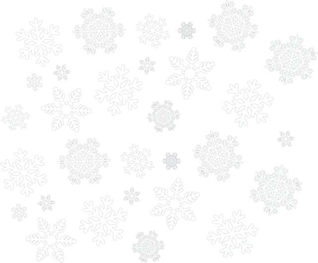 Xmas Haus Christmas Snowflake Window Themed Sticker set of 144