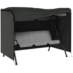 Outsunny Garden Furniture Protector Patio Swing Chair Cover Dark Grey