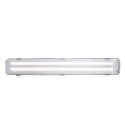 Nordlux Works Outdoor Batten Light Fitting Grey Plastic G13 15,000hrs - Mains Powered, IP65