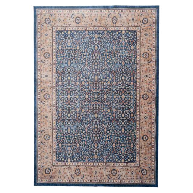 Blue Soft Rug Living Room Bedroom Hallway Area Carpet Durable 120cm x 170cm Blue Blue 120cm x 170cm