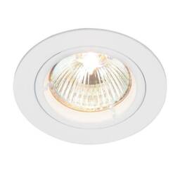 Cast 1 Light Recessed Downlight Gloss White, GU10