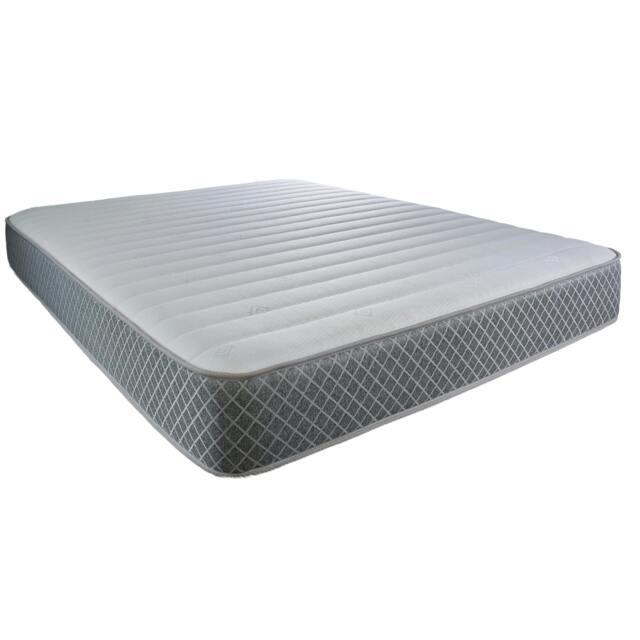 Nebraska Hybrid Mattress - Soft Feel Quilted Cool Touch Surface Grey Double