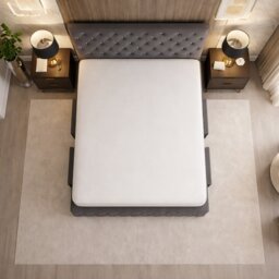 Small single grey chesterfield plush 2ft6 small single bed set storage 2 Drawers Left Side Laying in Bed