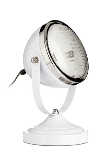 Orsina Jasper Spot White and Chrome Table Lamp