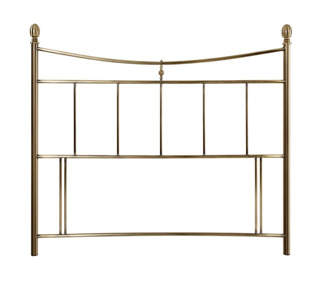 5ft King Size Antique Brass Effect Metal Bed Headboard,Headend Black Black Nickel 5ft King Size