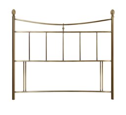 5ft King Size Antique Brass Effect Metal Bed Headboard,Headend Black Black Nickel 5ft King Size