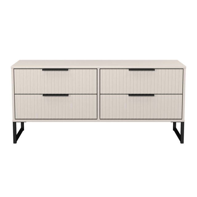 Menai 4 Drawer Bed Box in Kashmir Matt (Ready Assembled) Cream Kashmir Matt