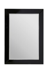 Avelene Black Bevelled Edge Wall Mirror Black