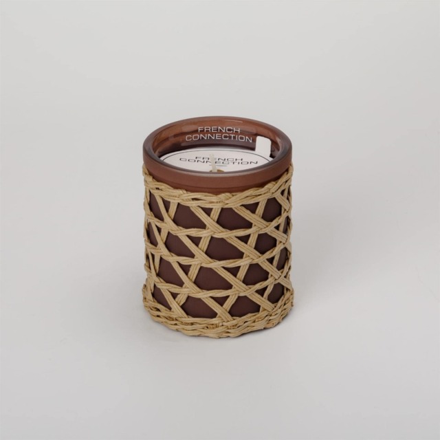 French Connection Bamboo Collection Black Cherry & Cedarwood Candle 206g