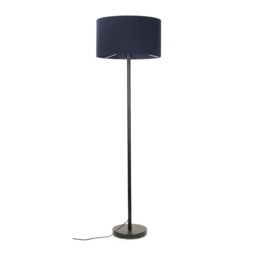 ValueLights Antonia Brushed Gold Oval Table Lamp Black Velvet Gold Shade and Bulb