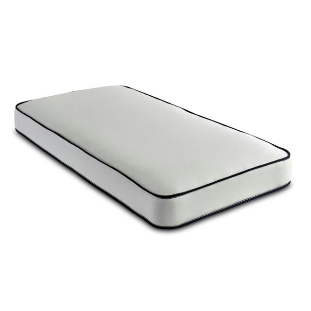 Dual Sided Innerspring Mattress - Medium Soft Comfort, Foam-Free Design White Short Single