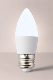 ValueLights E27 Pack of 2 4W Candle Cool White Bulbs