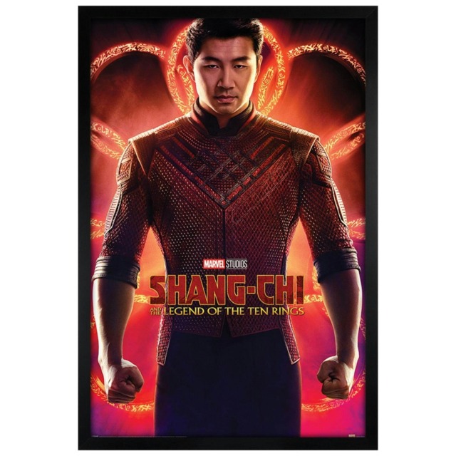 Black Wooden Framed Shang-Chi and the Legend of the Ten Rings (Flex) Maxi Poster Multi