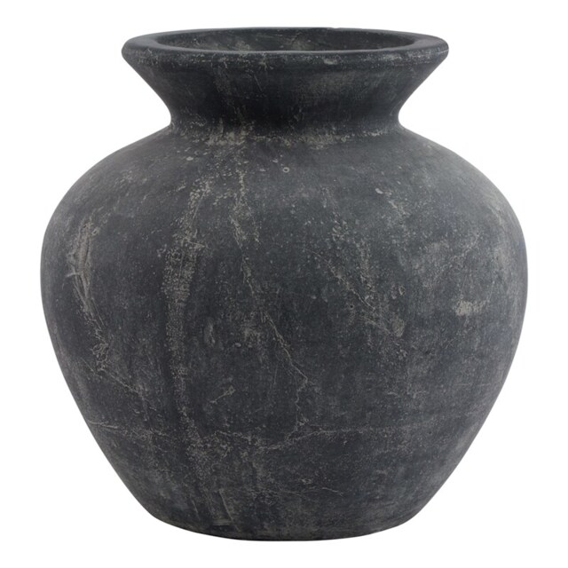 Amalfi Vase - Ceramic - L31 x W31 x H30 cm - Grey Grey