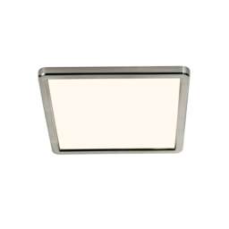Nordlux Oja Indoor Ceiling Light Silver Plastic Intergrated LED 3-Level Dimming - Mains Powered, IP20