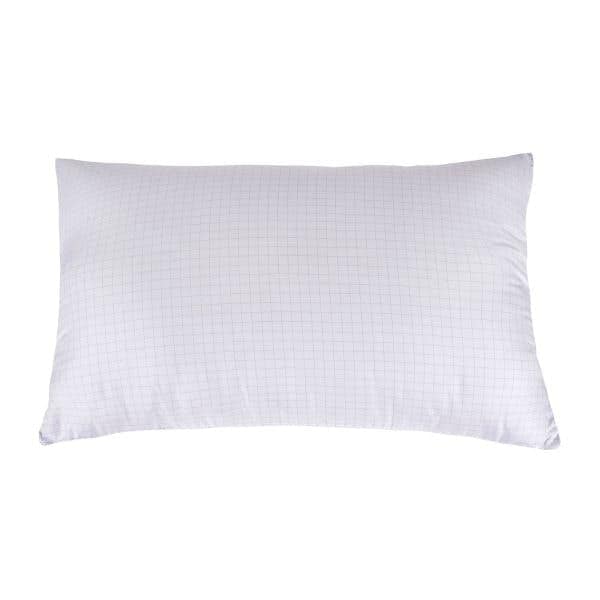 "Homescapes Anti Stress Pillow Carbon Enriched Case with Super Microfibre White 48cm x 74cm (19"" x 29"")"