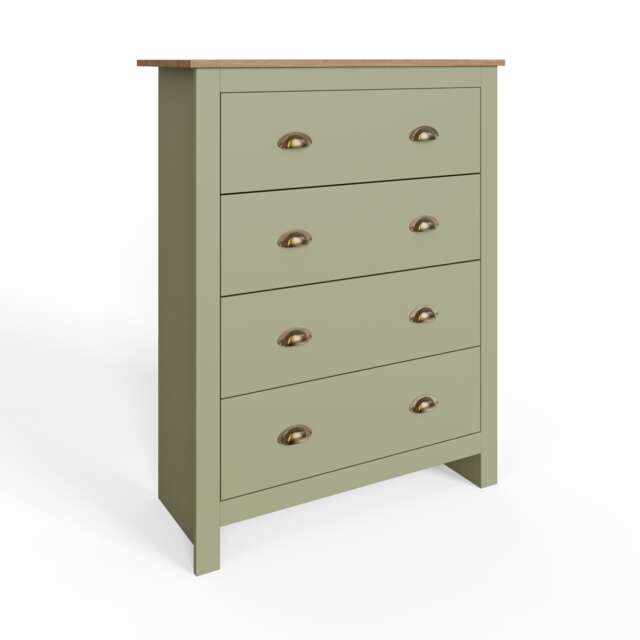 Lancaster 4 Piece Bedroom Set Green Sage Green One Size