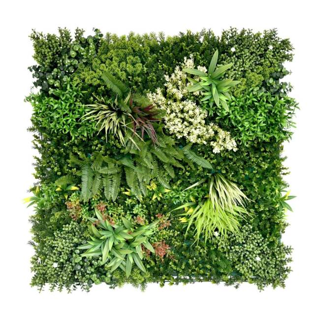 True Products Premium Artificial Living Wall Green Plant Panel 1m x 1m - Gala C