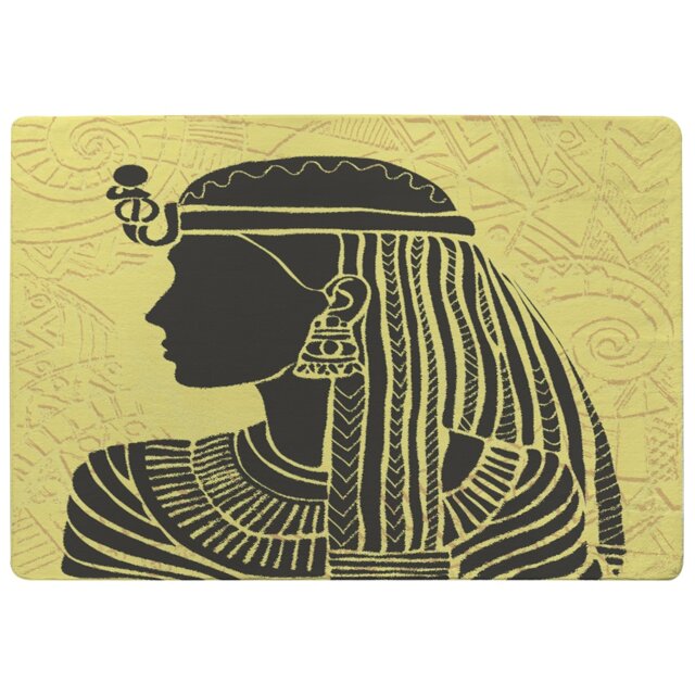 Egyptian Women On Yellow Rug Multi