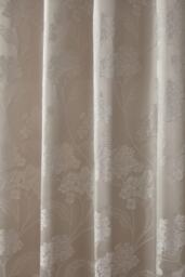 English Garden Lined Eyelet Jacquard Curtains 168cm x 183cm Cream Cream Cream