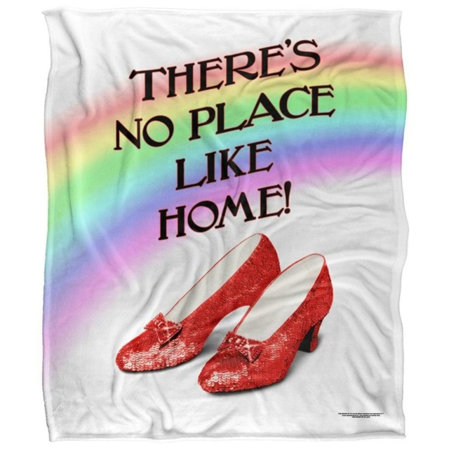 The Wizard Of Oz Theres No Place Like Home Rainbow Blanket - Multicoloured - One Size