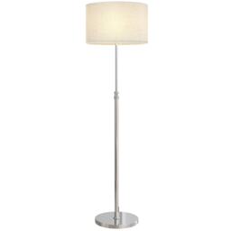 HOMCOM Floor Lamp with Remote Control and Adjustable Colour Temperatures Silver