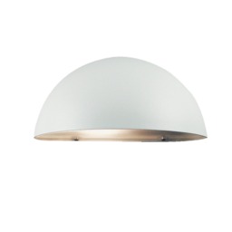 Nordlux Scorpius Outdoor Wall Light White Metal Solar E14 Sensor Weatherproof - Mains Powered, IP33