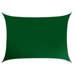 5m x 4m Rectangle Waterproof Green Sun Shade Sail