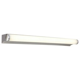 Polaris LED 8W Bathroom Indoor Wall Light Chrome, Polycarbonate Diffuser IP44