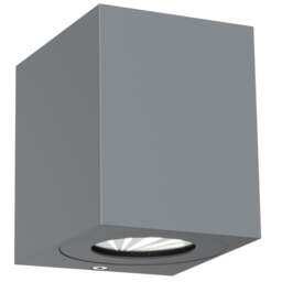 Nordlux Canto Outdoor Wall Light Grey Aluminium Sensor Intergrated LED Weatherproof - Mains Powered, IP44