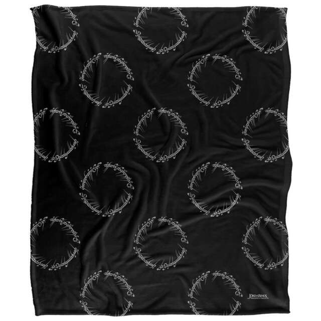 Lord Of The Rings One Ring All-Over Print Blanket - Multicoloured - One Size