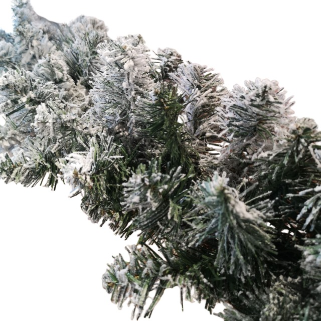 30 x 270cm 9ft Kaemingk Luxury Green Christmas Imperial Garland Snowflocked