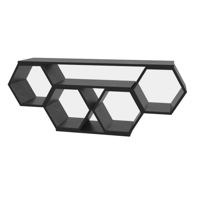 Decorotika Honey TV Stand TV Unit for TVs up to 55 inch Honeycomb Design