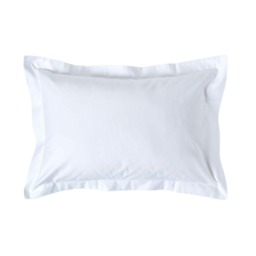 Homescapes White Egyptian Cotton Oxford Pillowcase 1000 TC - Standard Size