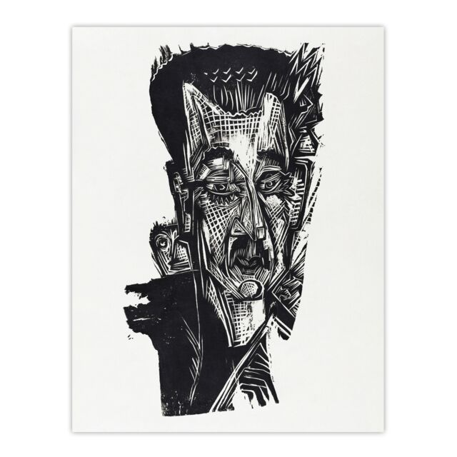 Dr Ludwig Binswanger Portrait Kirchner Huge Wall Art Print 18X24 In