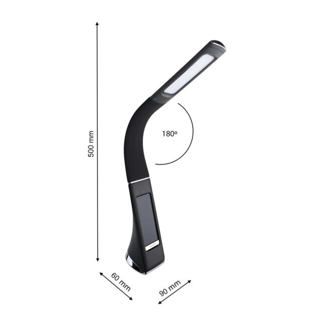 Milagro Desk Lamp Gala 6W LED Black