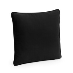 Westford Mill Fairtrade Cotton Piped Cushion Cover - Natural/Black - 40cm x 40cm x 18cm