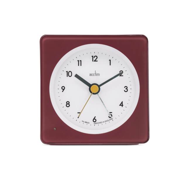 Acctim Barber Analogue Alarm Clock Smartlite® Crescendo Easy Set Alarm