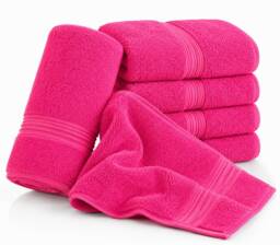 Nod Off 500GSM Egyptian Ring Spun Cotton Bath Sheet 80x140cm Hot Pink Pack of 1