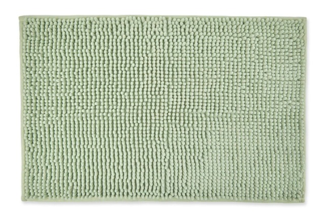 Noodle Bath Mat Sage Green 45x75cm