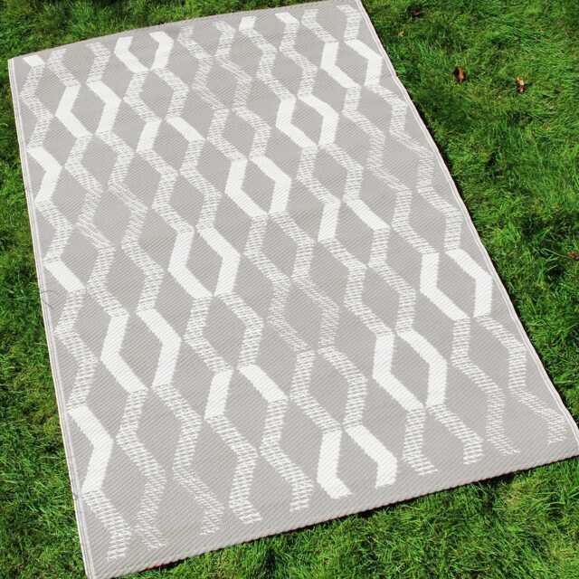 Fusion Rico Outdoor Outdoor Rug Grey