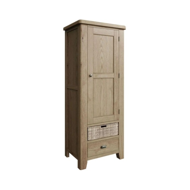 Single Larder Unit Tall Pantry Utility Kitchen Storage Cupboard