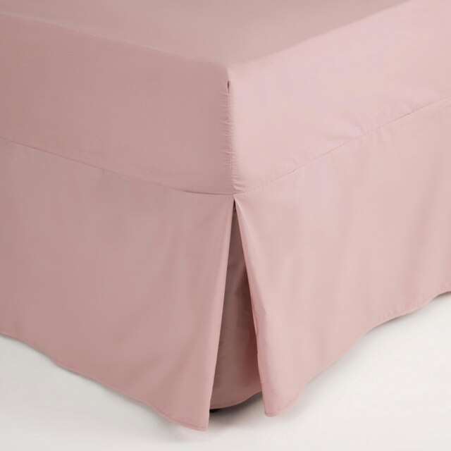 Belledorm Easycare Percale Fitted Valance - Blush - Single