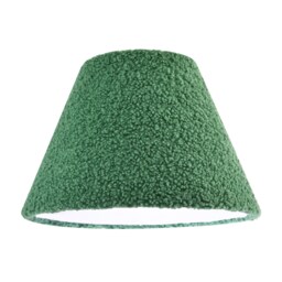 Emerald Green Textured Velvet Wool Fabric Lamp Shade with White Inner Green Emerald Green 1