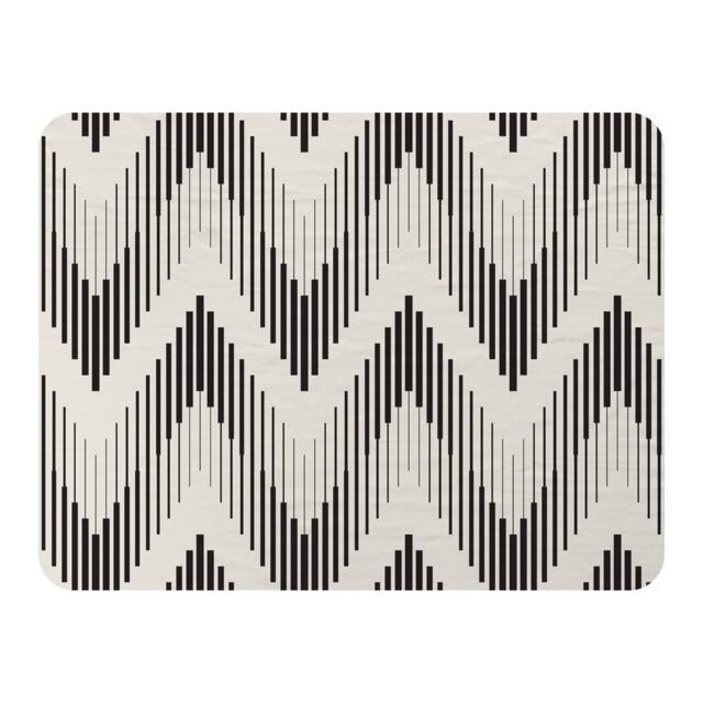 Geometric Zig Zag Blanket Multi
